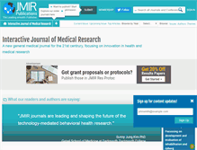 Tablet Screenshot of i-jmr.org